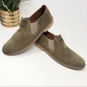 Vince Suede Slip In Mia Bootie Loafers Sz 10